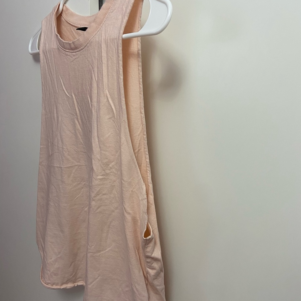 Pink muscle tee